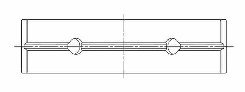 ACL Ford Duratorq 2.0L2.2L2.4L Diesel RACE Series Engine Crankshaft Main Bearing Set 5M2276H-.25 5M2276H-.25 Technical Drawing