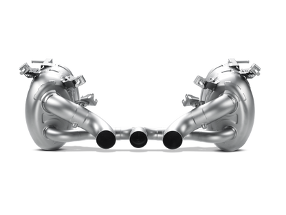 Akrapovic 10-15 Ferrari 458 Italia/458 Spyder Slip-On Line (Titanium) w/ Carbon Tips MTP-FE458H MTP-FE458H Photo - Primary