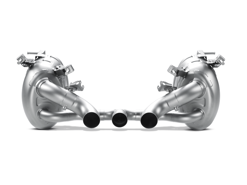 Akrapovic 10-15 Ferrari 458 Italia/458 Spyder Slip-On Line (Titanium) w/ Carbon Tips MTP-FE458H MTP-FE458H Photo - Primary