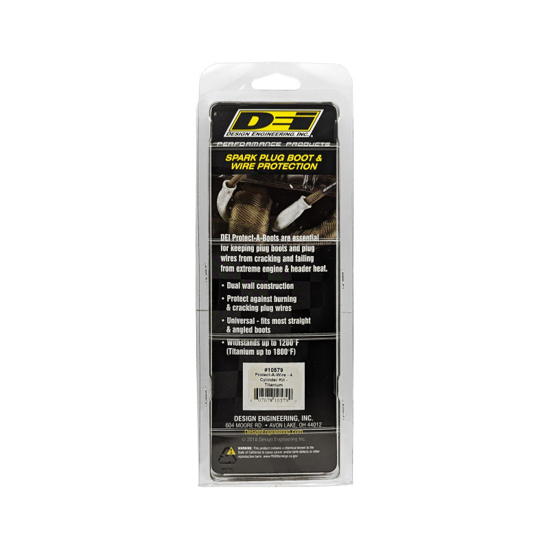 DEI Protect-A-Wire 4 Cylinder Kit - Titanium 10579 10579 Photo - Unmounted