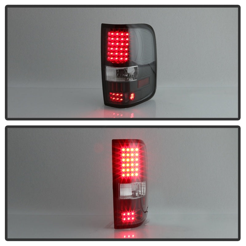 SPYDER Xtune Ford F150 Styleside 04-08 (Not Fit Heritage & SVT) LED Tail Lights Black ALT-ON-FF15004-LED-BK 5012890 5012890 Photo - Unmounted