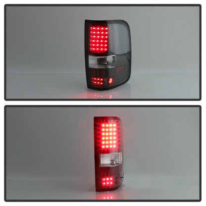 SPYDER Xtune Ford F150 Styleside 04-08 (Not Fit Heritage & SVT) LED Tail Lights Black ALT-ON-FF15004-LED-BK 5012890 5012890 Photo - Unmounted