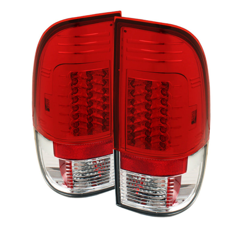Spyder Ford Super Duty 08-15 Version 2 LED Tail Lights Red Clear ALT-YD-FS07-LED-G2-RC 5029195 5029195 Photo - Primary