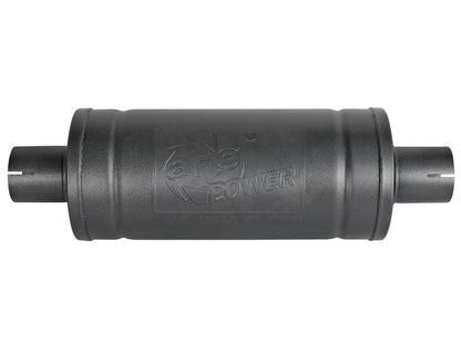 aFe MACH Force-Xp 409 Stainless Steel Muffler w/ High-Temp Black finish 49M00007-B Photo - Unmounted