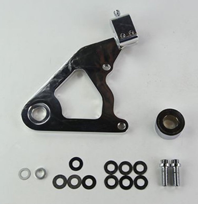 Wilwood Caliper Mounting Kit Polished w/Bracket GP310 2000-Present Softail 250-8036-P 250-8036-P User 1