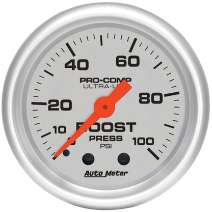 Autometer Ultra-lite Boost Mechanical Gauge Universal 4306 Photo - Primary