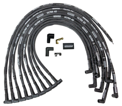 Moroso Ultra 40  Custom Fit Wire Set Black Wire, Sleeved, BBC 73820 User 1