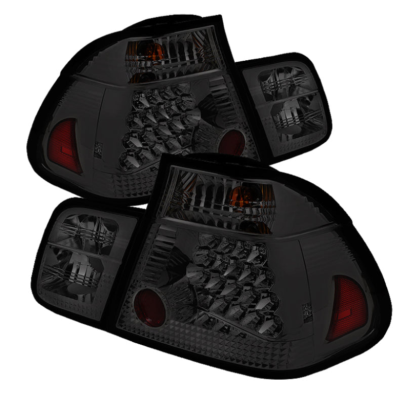 Spyder BMW E46 3-Series 02-05 4Dr Tail Lights Smke ALT-YD-BE4602-4D-LED-SM 5015068 5015068 Photo - Primary