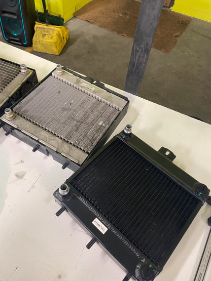 CSF BMW F8X M3/M4/M2C Auxiliary Radiators w/ Rock Guards (Sold Individually - Fits Left and Right 8258 8258 Photo - Unmounted