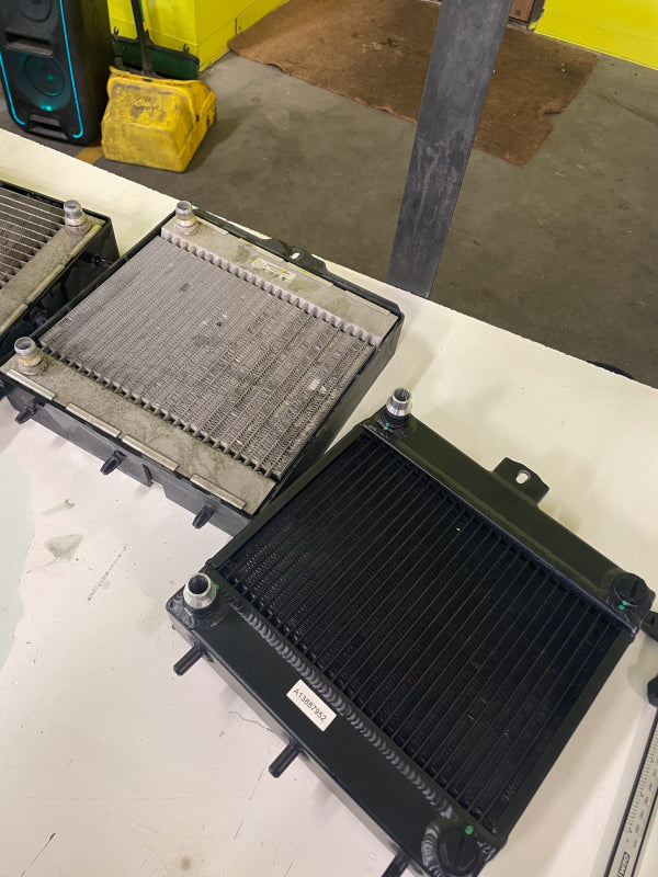 CSF BMW F8X M3/M4/M2C Auxiliary Radiators w/ Rock Guards (Sold Individually - Fits Left and Right 8258 8258 Photo - Unmounted