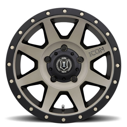 ICON Rebound 18x9 5x150 25mm Offset 6in BS 110.1mm Bore Bronze Wheel 1818905560BR 1818905560BR Photo - Close Up