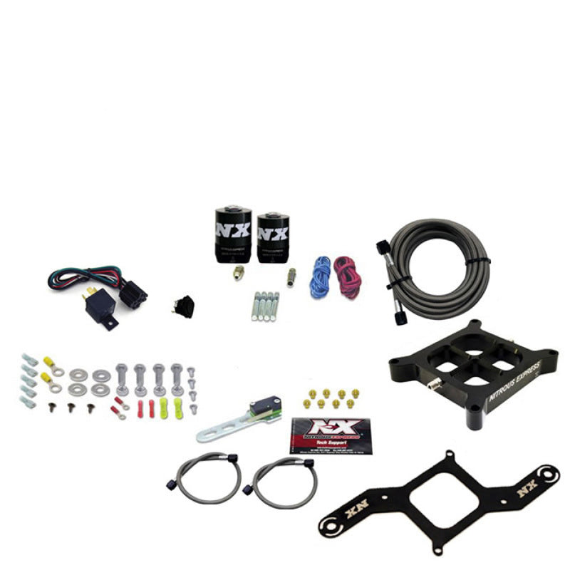 Nitrous Express 4150 Single Entry Crossbar Nitrous Plate Kit RNC (250-750HP) w/o Bottle 63840-00 63840-00 Photo - Primary