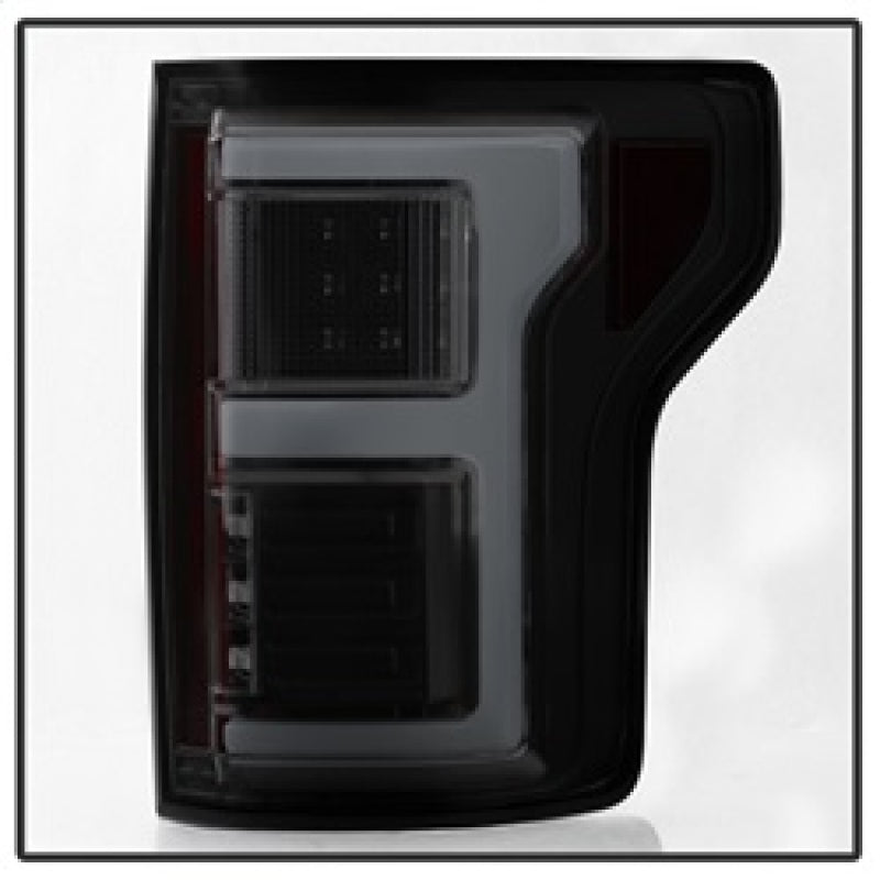 Spyder 15-18 Ford F-150 LED Tail Lights (w/Blind Spot) - Black Smoke (ALT-YD-FF15015BS-LBLED-BSM) 5085337 5085337 Photo - Unmounted