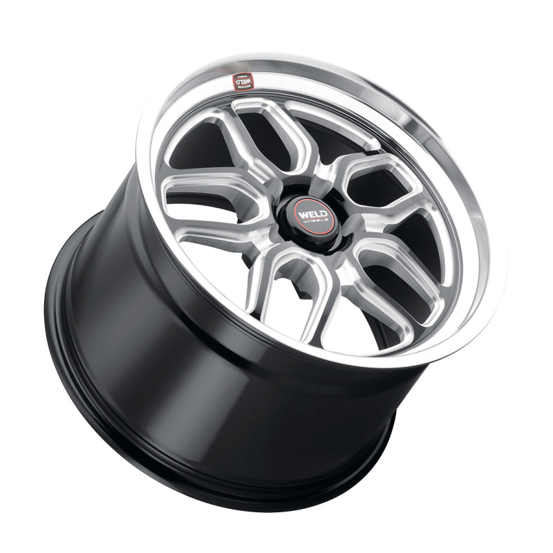 Weld S152 18X12 Laguna Drag 5X120.65 ET55 BS8.7 Gloss Black MIL Dia 78.1 S15282063P55 S15282063P55 Photo - Primary