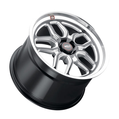 Weld S152 18X12 Laguna Drag 5X120.65 ET55 BS8.7 Gloss Black MIL Dia 78.1 S15282063P55 S15282063P55 Photo - Primary