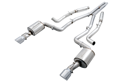 AWE Tuning 2017+ Dodge Charger 5.7L Touring Edition Exhaust - Non-Resonated - Chrome Silver Tips 3020-32060 3020-32060 Photo - Primary
