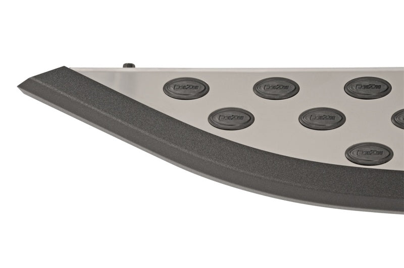 Dee Zee Deezee Universal Running Board Universal Cross Utility Vehicle NXc (Stainless Top w Blk Trim) DZ16203 DZ16203 Photo - Unmounted