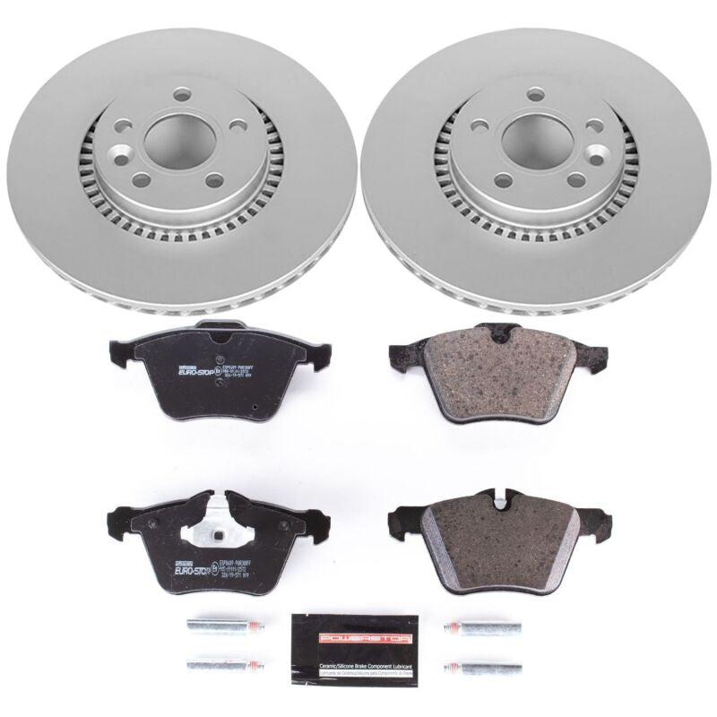 PowerStop Power Stop 11-14 Volvo S60 Front Euro-Stop Brake Kit ESK5613 ESK5613 Photo - Primary