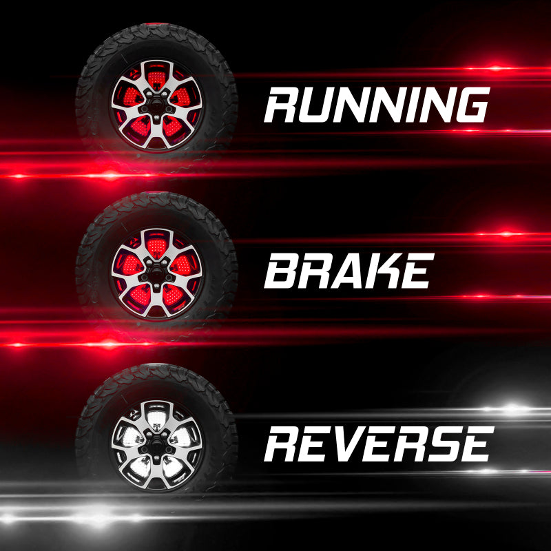 XKGLOW XK Glow Bronco 5th Wheel Light w/ Brake, Running, Reverse and Turn Signal Lights XK041019B XK041019B User 1
