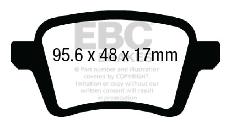 EBC Disc Brake Pad Set DP23027 Photo - Primary