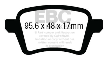 EBC Disc Brake Pad Set DP23027 Photo - Primary