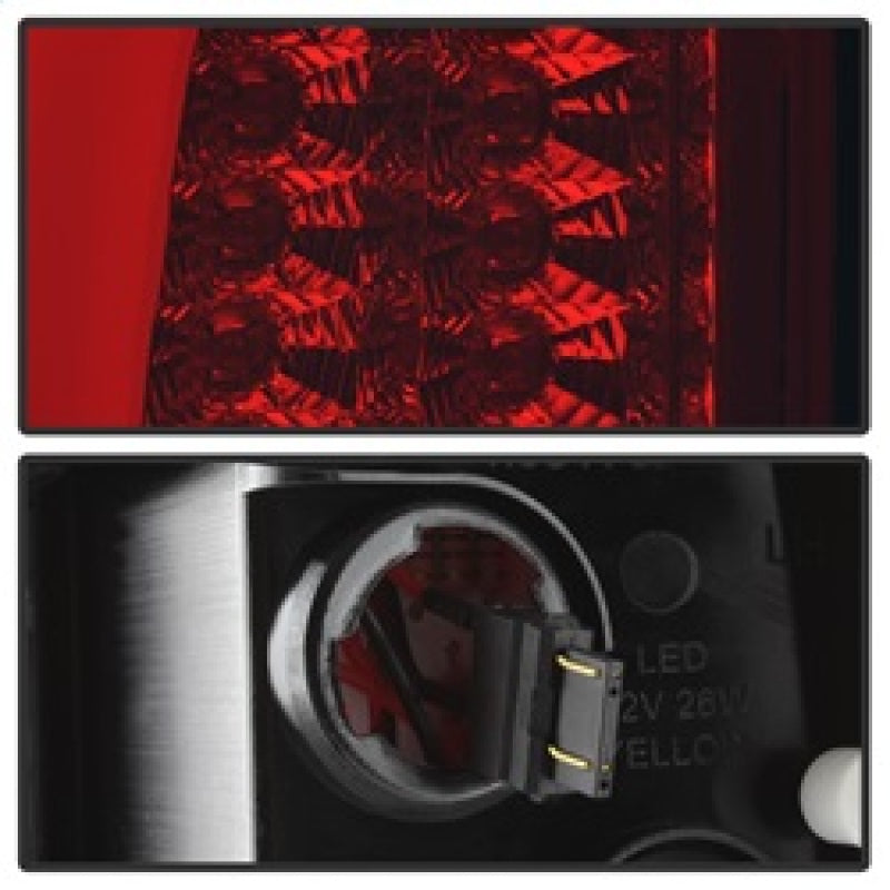 Spyder 00-06 Chevy Suburban 1500/2500 V2 Light Bar LED Tail Lights -Red Clr (ALT-YD-CD00V2-LBLED-RC) 5084163 5084163 Photo - Unmounted