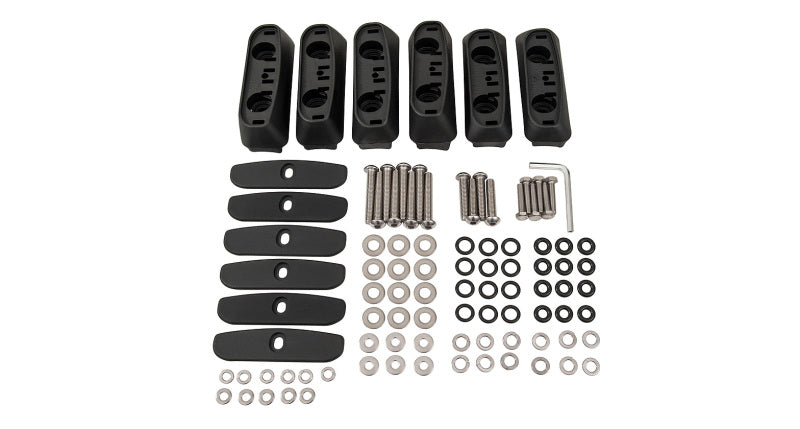 Rhino-Rack 03-09 Toyota Land Crusier Prado RCP Base Kit - 6 pcs RCP03-BK RCP03-BK Photo - Primary