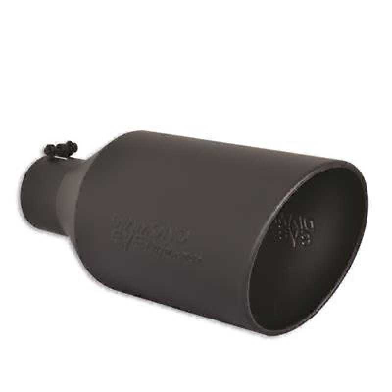 Diamond Eye Performance Diamond Eye TIP 4in-7inX18in ROLLED ANGLE BLACK COATED 15-DEGREE ANGLE CUT 4718RA-BK 4718RA-BK User 1