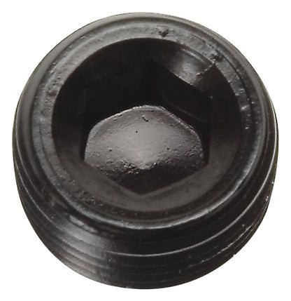 Russell 1/4" Aluminum Allen Socket Pipe Plugs (Black Finish) 662043 Photo - Primary