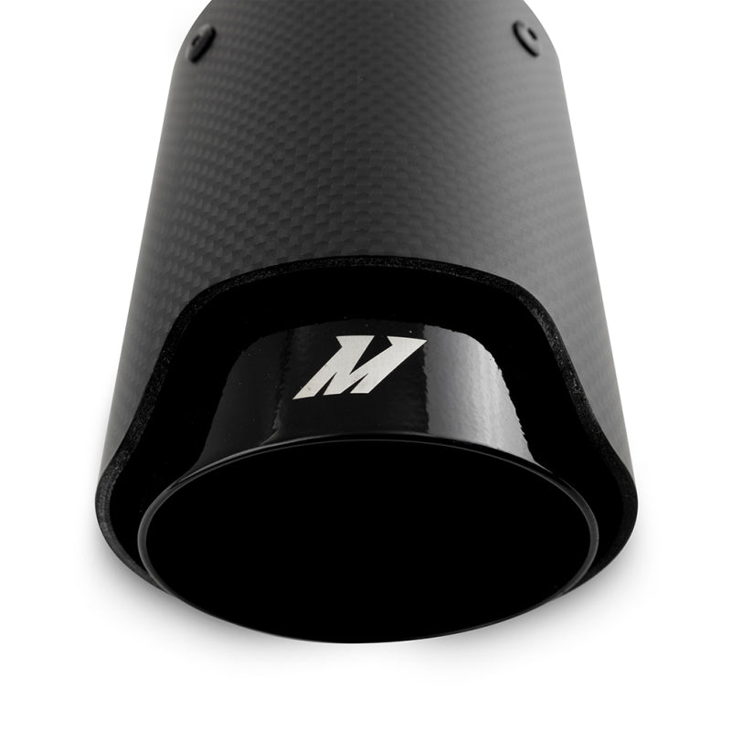 Mishimoto Carbon Fiber Muffler Tip 2.5in Inlet 3.5in Outlet M Black MMEXH-TIP-CFM25BK MMEXH-TIP-CFM25BK User 1