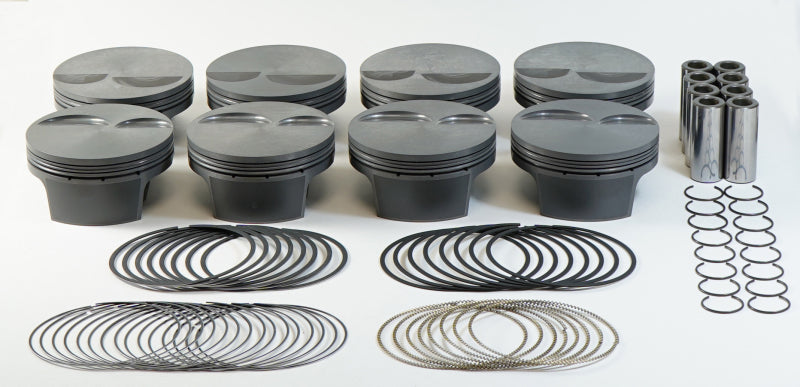 Mahle MS Piston Set LS7 430cid 4.135in Bore 4.000in Stroke 6.067in Rod .927in Pin -2.5cc 11.8 CR 930221535 930221535 Photo - Primary