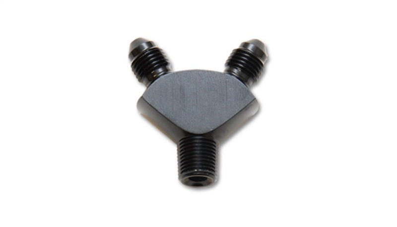 Vibrant Y Adapter Fitting; Size: 1/8" NPT In x -3AN x -3AN Out 10818 Photo - Primary