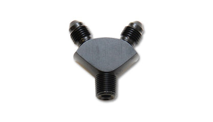 Vibrant Y Adapter Fitting; Size: 1/8" NPT In x -3AN x -3AN Out 10818 Photo - Primary