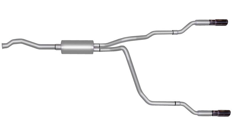 Gibson Cat-Back Dual Split Exha ust System Aluminized GIB9508 9508 Photo - Primary