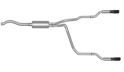 Gibson Cat-Back Dual Split Exha ust System Aluminized GIB9508 9508 Photo - Primary