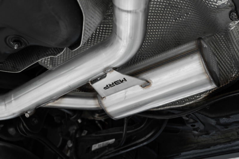 MBRP 2022 VW Jetta GLI 2.0 TSI 3in Cat Back T304 SS 2.5in Dual Split Rear w/ Carbon Fiber Tips S46153CF S46153CF Photo - Close Up