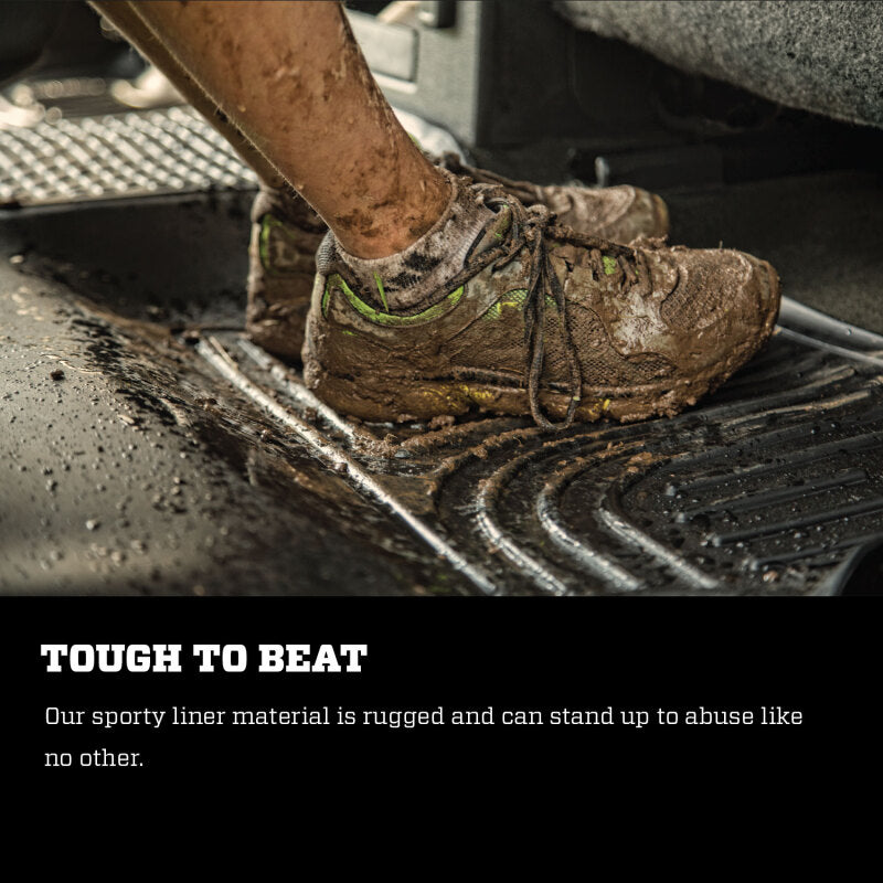 Husky Liners 19-21 Ram 2500/3500 Crew Cab Weatherbeater Black Front & 2nd Seat Floor Liners 94111 94111 Photo - Close Up