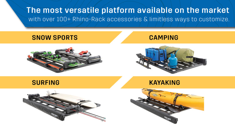 Rhino-Rack Rhino Rack Pioneer Platform Unassembled with 2500 Leg Kit ROLF2 ROLF2 Photo - Primary