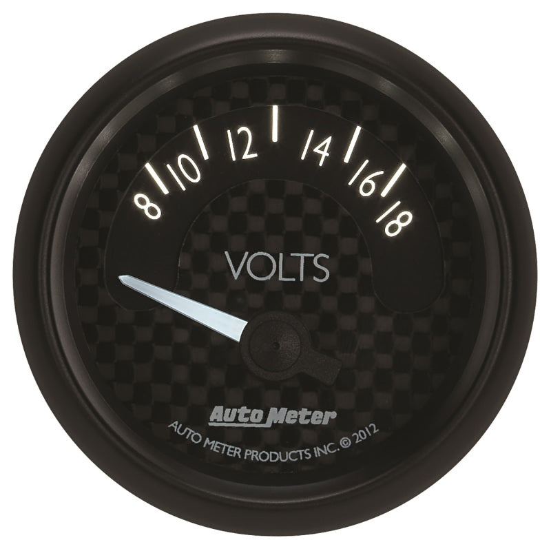 Autometer GT Series 52mm Short Sweep Electronic 8-18 Volts Voltmeter 8092 8092 User 4