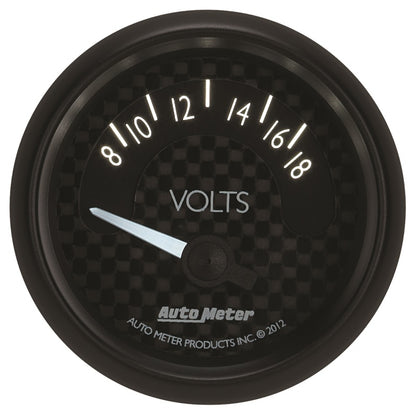 Autometer GT Series 52mm Short Sweep Electronic 8-18 Volts Voltmeter 8092 8092 User 4