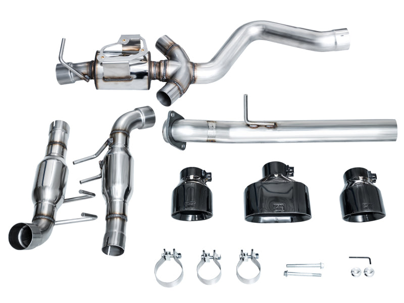 AWE Tuning 2023+ Toyota GR Corolla Track Edition Exhaust - Diamond Black Tips 3020-53472 3020-53472 Photo - out of package