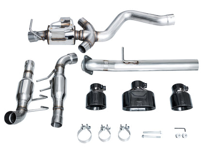 AWE Tuning 2023+ Toyota GR Corolla Track Edition Exhaust - Diamond Black Tips 3020-53472 3020-53472 Photo - out of package