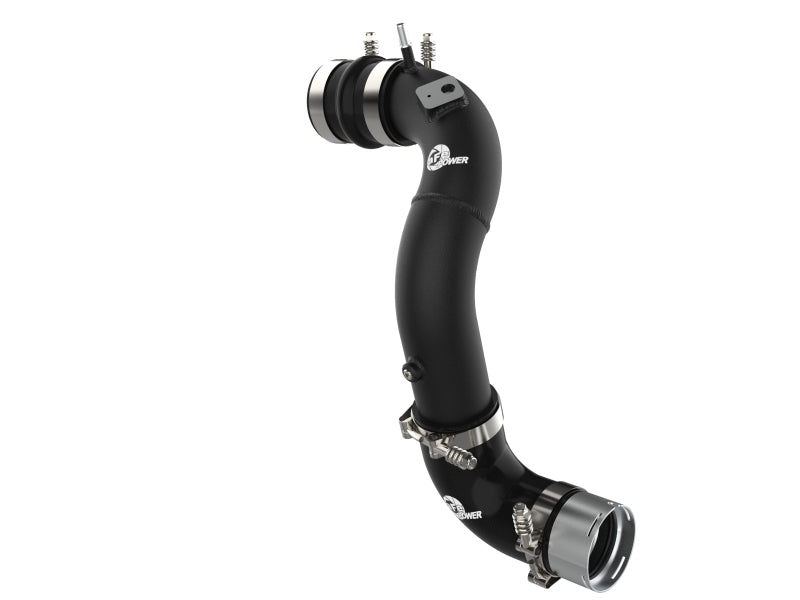 aFe Power 21-22 Ford Bronco L4-2.3L (t) BladeRunner 3in Aluminum Cold Charge Pipe Black 46-20579-B 46-20579-B Photo - Primary