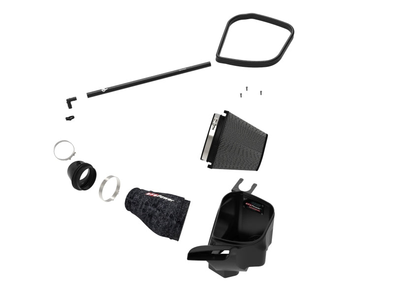 aFe 2021 Dodge Durango SRT Hellcat Track Series Carbon Fiber Cold Air Intake System w/ Pro 5R Filter 57-10028K 57-10028K Photo - Unmounted