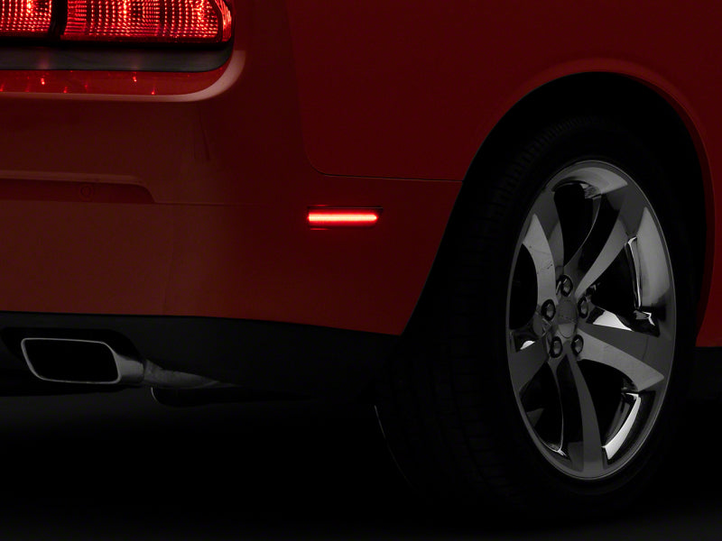 Raxiom 08-14 Dodge Challenger 11-14 Dodge Charger Axial Series LED Rear Side Marker Lights- Smoked CH7123 CH7123 Photo - Primary