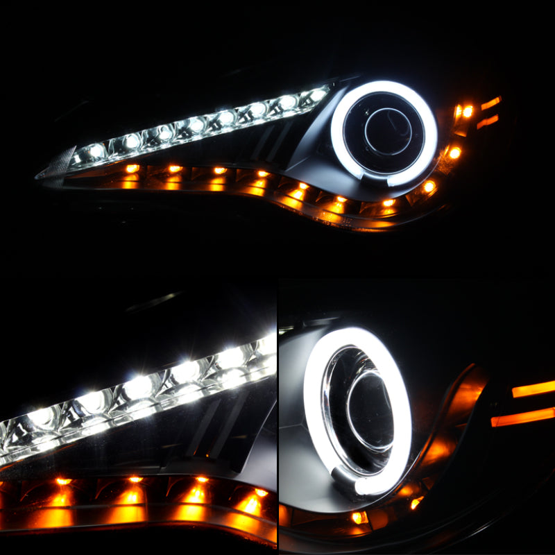 Spyder Scion FRS 12-14 Projector Headlights CCFL Halo DRL LED Black PRO-YD-SFRS12-CCFL-BK 5075383 5075383 User 1