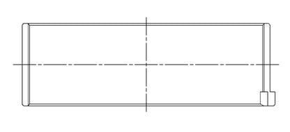 ACL Hyundai G4KF 2.0T 0.025 Oversized High Performance Rod Bearing Set 4B1293H-.025 4B1293H-.025 Technical Drawing