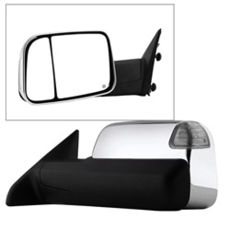 SPYDER Xtune Dodge Ram 1500 09-12 Extendable Power Heated Adjust Mirror Chrome HoUSing Left MIR-DRAM10-PW-L 9933165 9933165 Photo - Primary