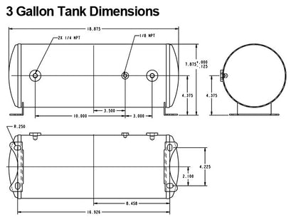 Ridetech RidePro E5 Air Ride Suspension Control System 3 Gallon Single Compressor 1/4in Valves 30534000 30534000 User 7
