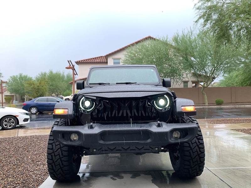 ORACLE Lighting Oracle Oculus Bi-LED Projector Headlights for Jeep JL/Gladiator JT - Matte Black - 5500K 5839-504 5839-504 Photo - lifestyle view